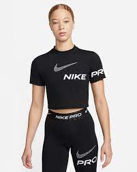 Nike Short-Sleeve Cropped Graphic Training Top